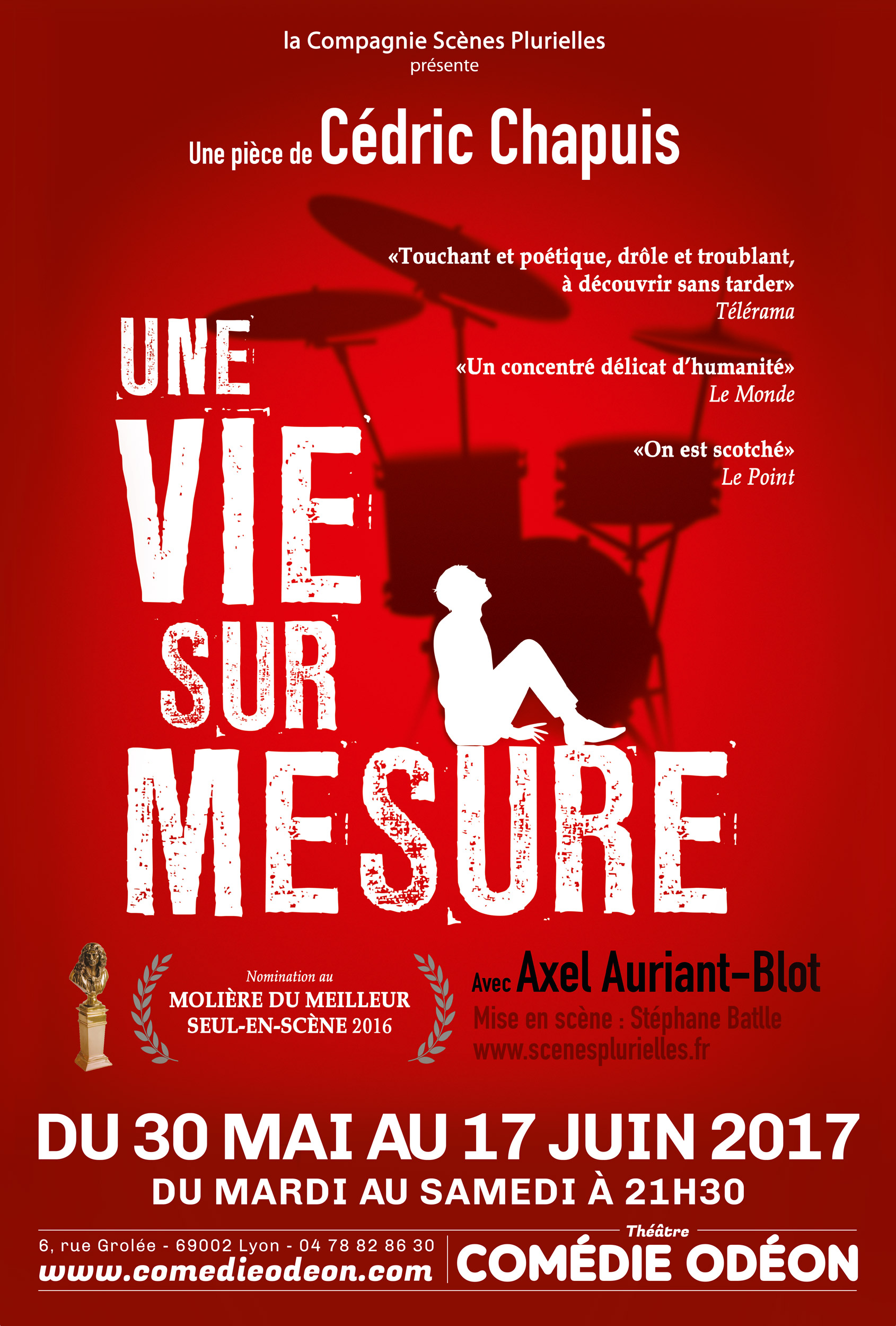 une vie sur mesure auriant-blot comedie odeon lyon